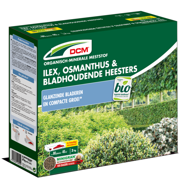 Meststof voor Ilex, Osmanthus en bladhoudende heesters 3kg