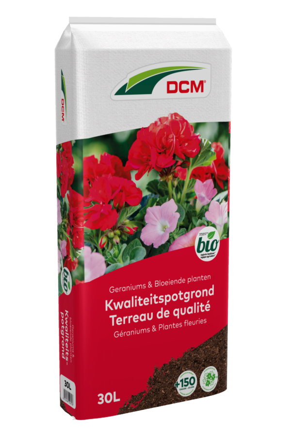 Potgrond voor Geraniums en bloeiende planten 30L