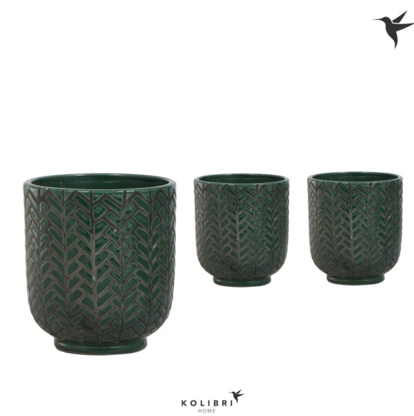 Kolibri Home Herringbone green