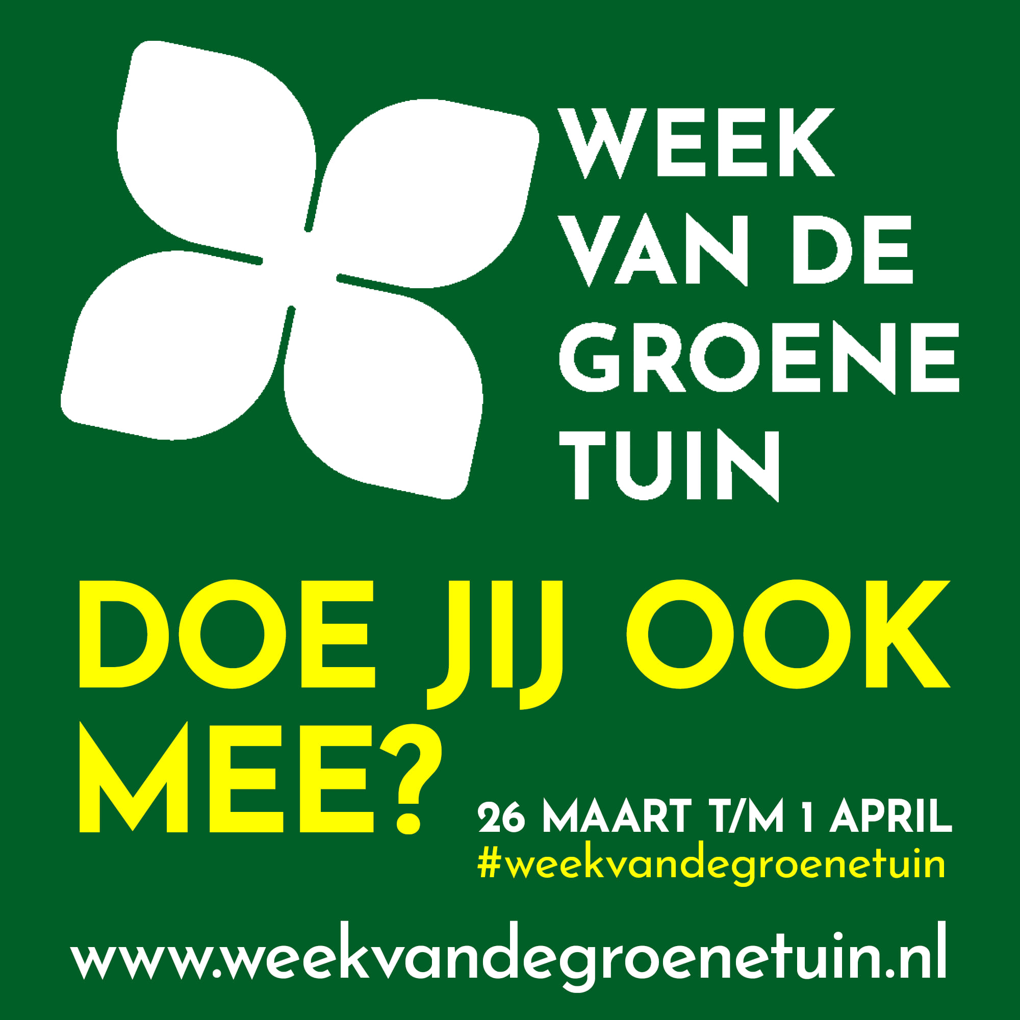 Week van de Groene Tuin